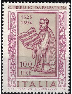 ITALY 1975 Giovanni Pierluigi da Palestrina MNH**