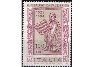 ITALY 1975 Giovanni Pierluigi da Palestrina MNH**