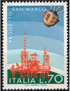 ITALY 1975 Italian Space Enterprises MNH**