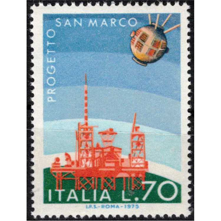 ITALIA 1975 Imprese spaziali italiane MNH**