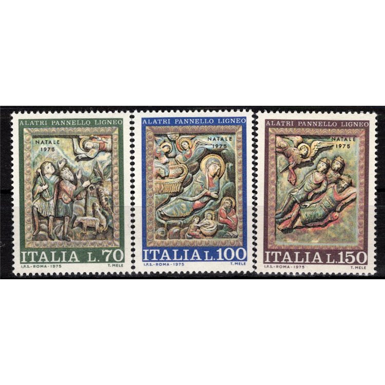 ITALY 1975 Christmas 3v MNH**