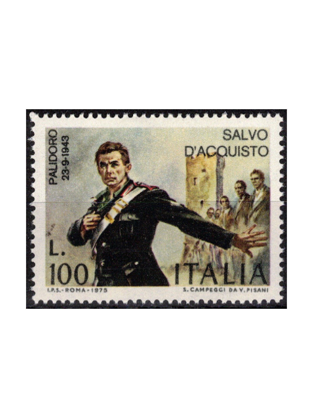 ITALIA 1975 Salvo d'Acquisto MNH**