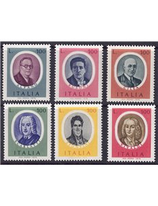 ITALIA 1975 Uomini illustri 6v MNH**