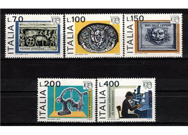 ITALY 1976 World Philatelic Exhibition 5v MNH**