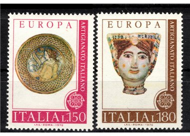ITALIA 1976 Europa 2v MNH**