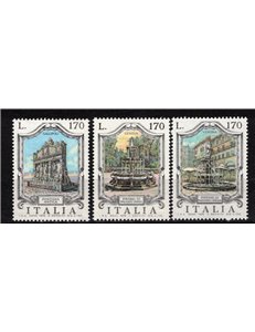 ITALIA 1976 Fontane 3v MNH**