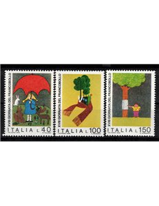 ITALY 1976 Stamp Day 3v MNH**