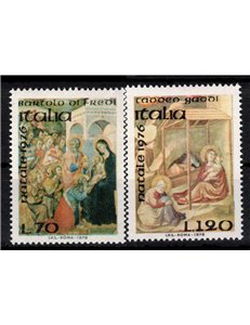 ITALIA 1976 Natale 2v MNH**