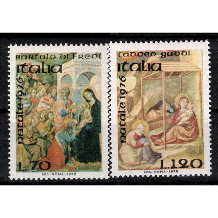 ITALY 1976 Christmas 2v MNH**