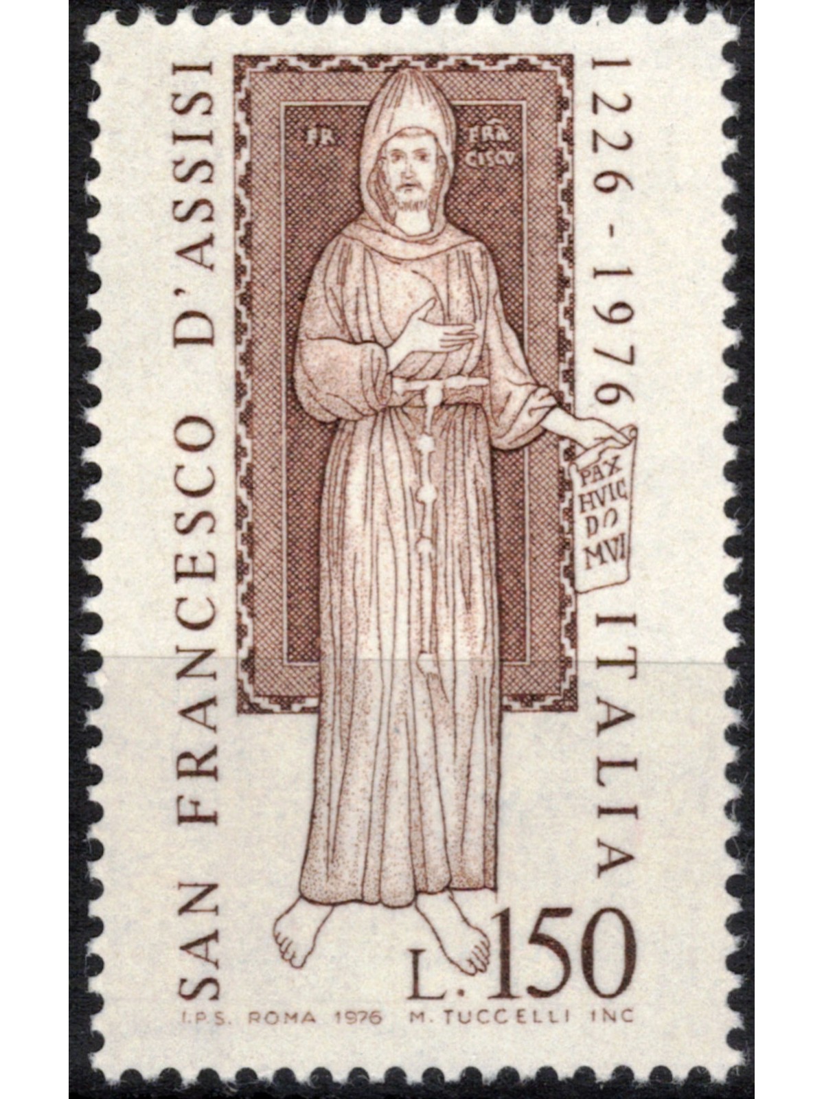 ITALIA 1976 San Francesco d'Assisi MNH**