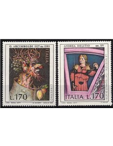 ITALIA 1977 Arte 2v MNH**