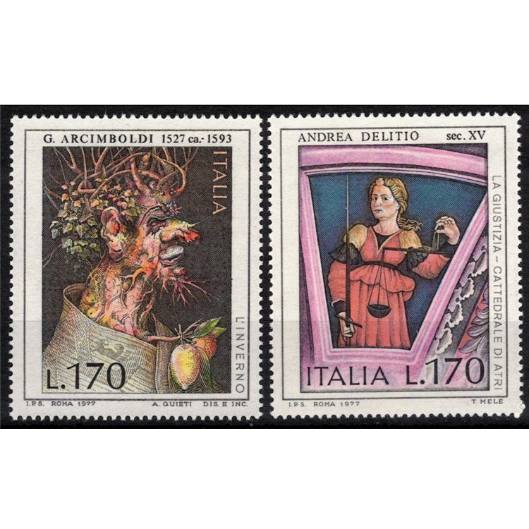 ITALY 1977 Art 2v MNH**