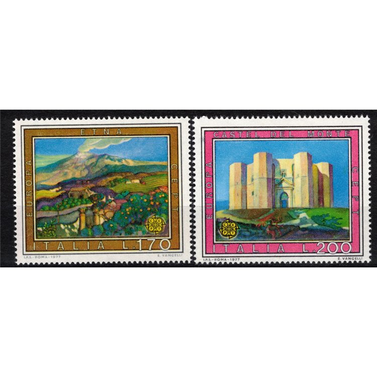 ITALY 1977 Europe 2v MNH**