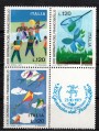 ITALY 1977 Stamp Day 3v MNH**