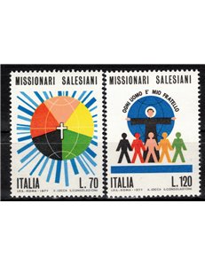 ITALY 1977 Salesian Missionaries 2v MNH**