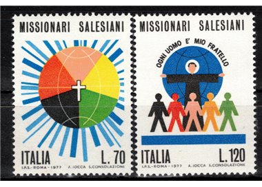 ITALY 1977 Salesian Missionaries 2v MNH**