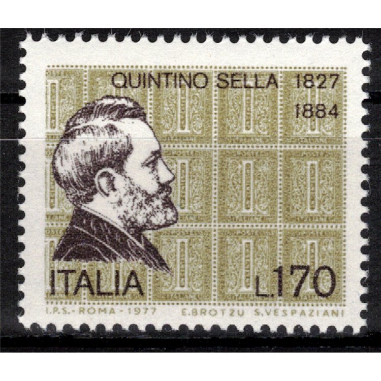 ITALY 1977 Quintino Sella MNH**