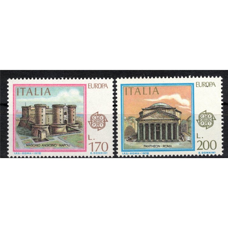 ITALY 1978 Europe 2v MNH**