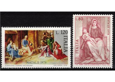 ITALY 1978 Christmas 2v MNH**