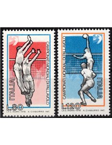 ITALIA 1978 Pallavolo 2v MNH**