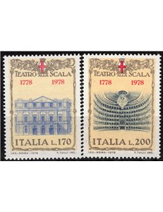 ITALY 1978 Teatro alla Scala 2v MNH**