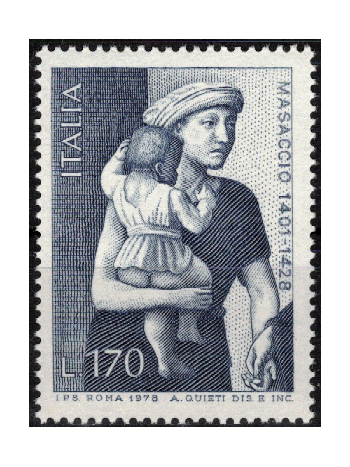 ITALIA 1978 Tommaso Guidi detto il Masaccio MNH**
