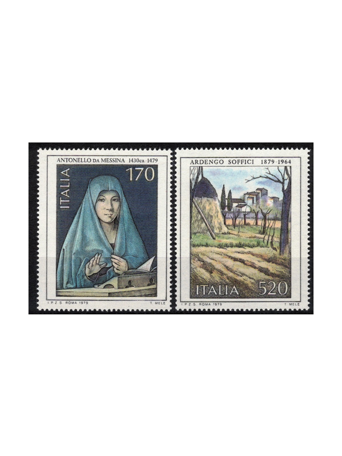 ITALIA 1979 Arte 2v MNH**