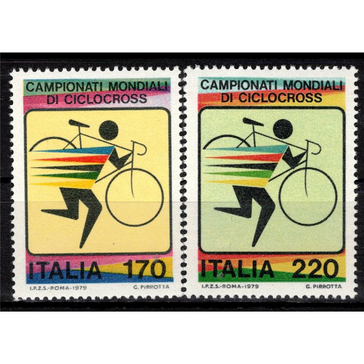 ITALY 1979 World Cyclo-cross Championships 2v MNH**