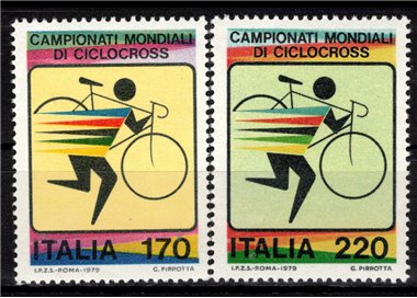 ITALY 1979 World Cyclo-cross Championships 2v MNH**