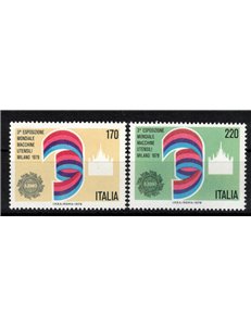 ITALY 1979 Machine tools 2v MNH**