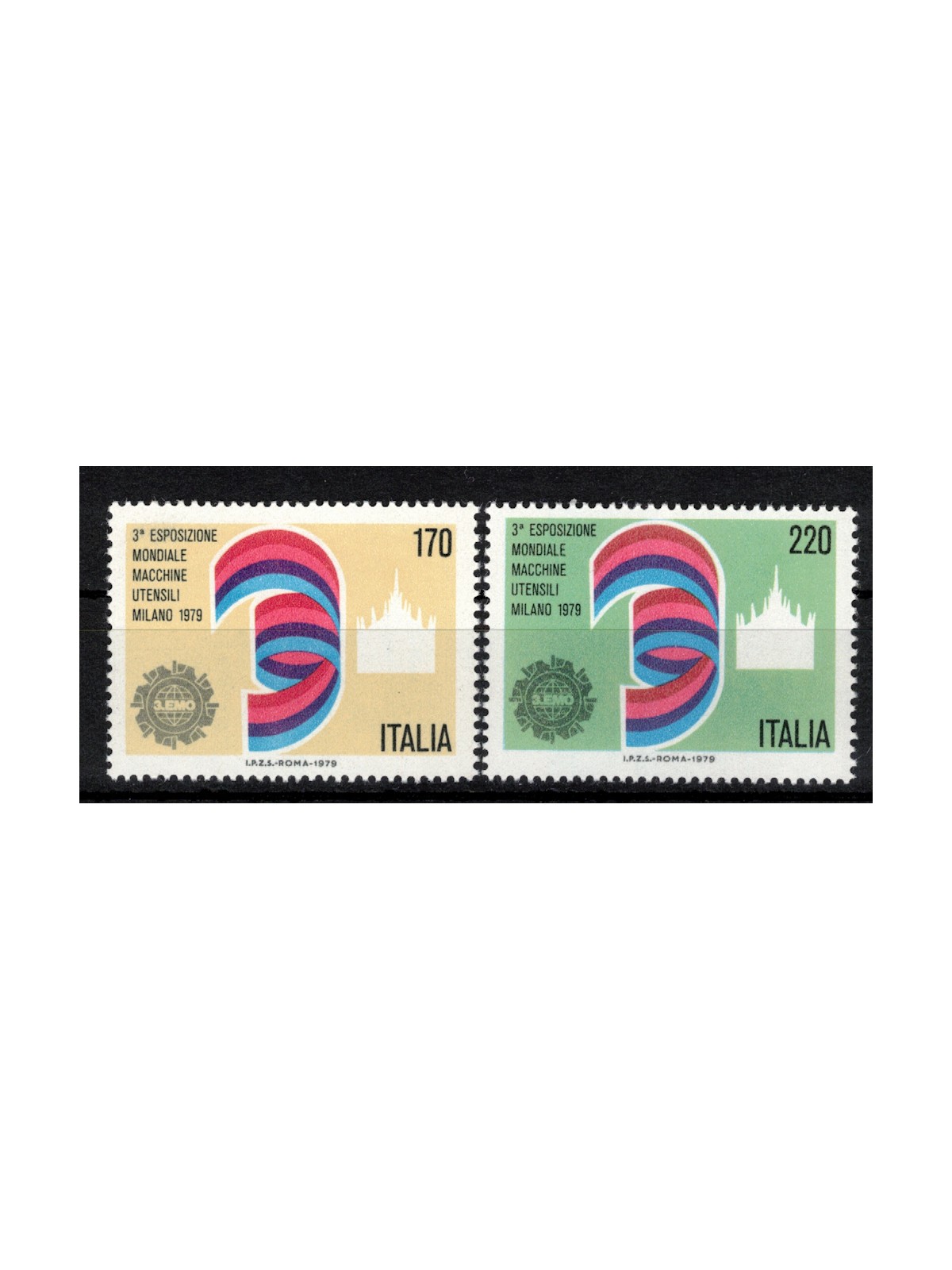 ITALIA 1979 Macchine utensili 2v MNH**