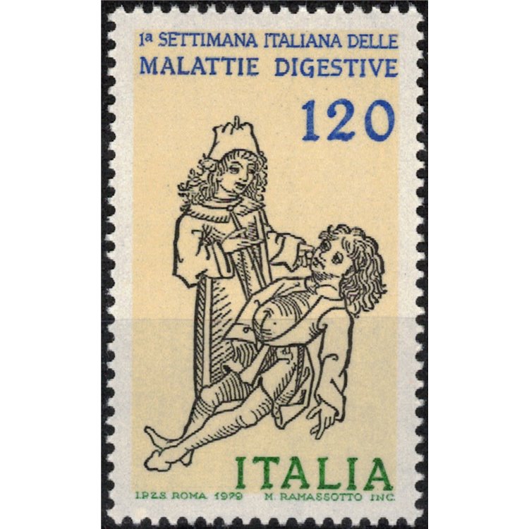 ITALY 1979 Digestive Diseases MNH**