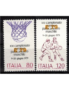 ITALY 1979 Basketball 2v MNH**