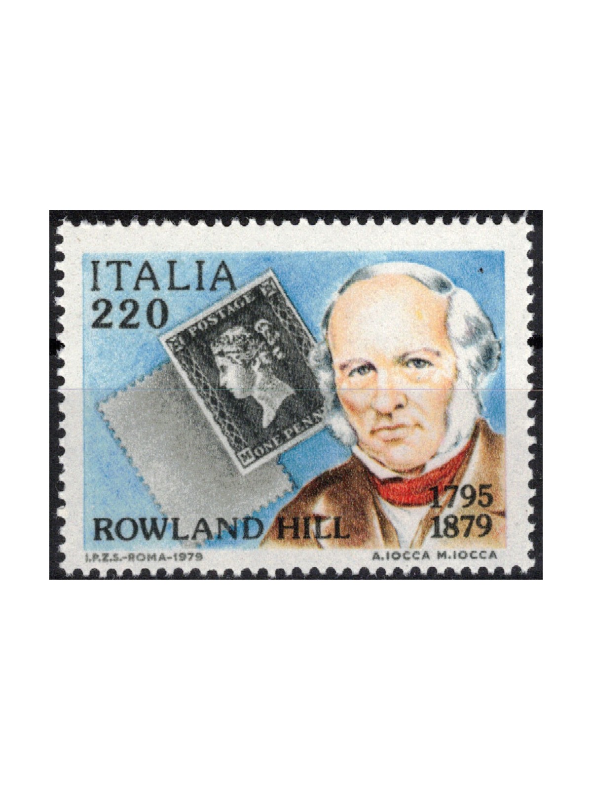ITALY 1979 Sir Rowland Hill MNH**