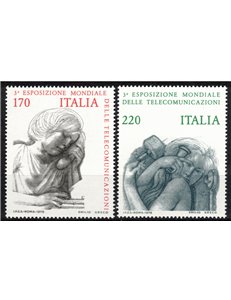 ITALIA 1979 Telecomunicazioni 2v MNH**