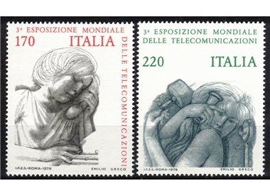 ITALIA 1979 Telecomunicazioni 2v MNH**