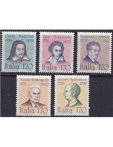 ITALY 1979 Illustrious Men 5v MNH**