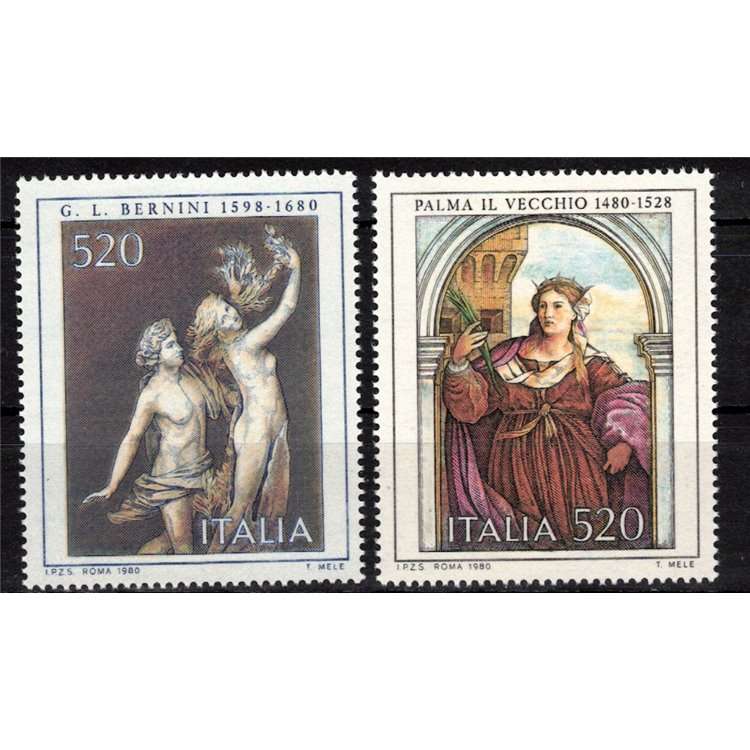 ITALY 1980 Art 2v MNH**
