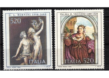ITALIA 1980 Arte 2v MNH**