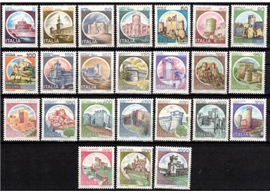 ITALIA 1980 Castelli d'Italia 24v MNH**
