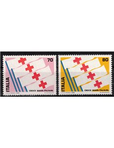 ITALY 1980 Red Cross 2v MNH**