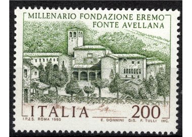ITALY 1980 Hermitage of Fonte Avellana MNH**