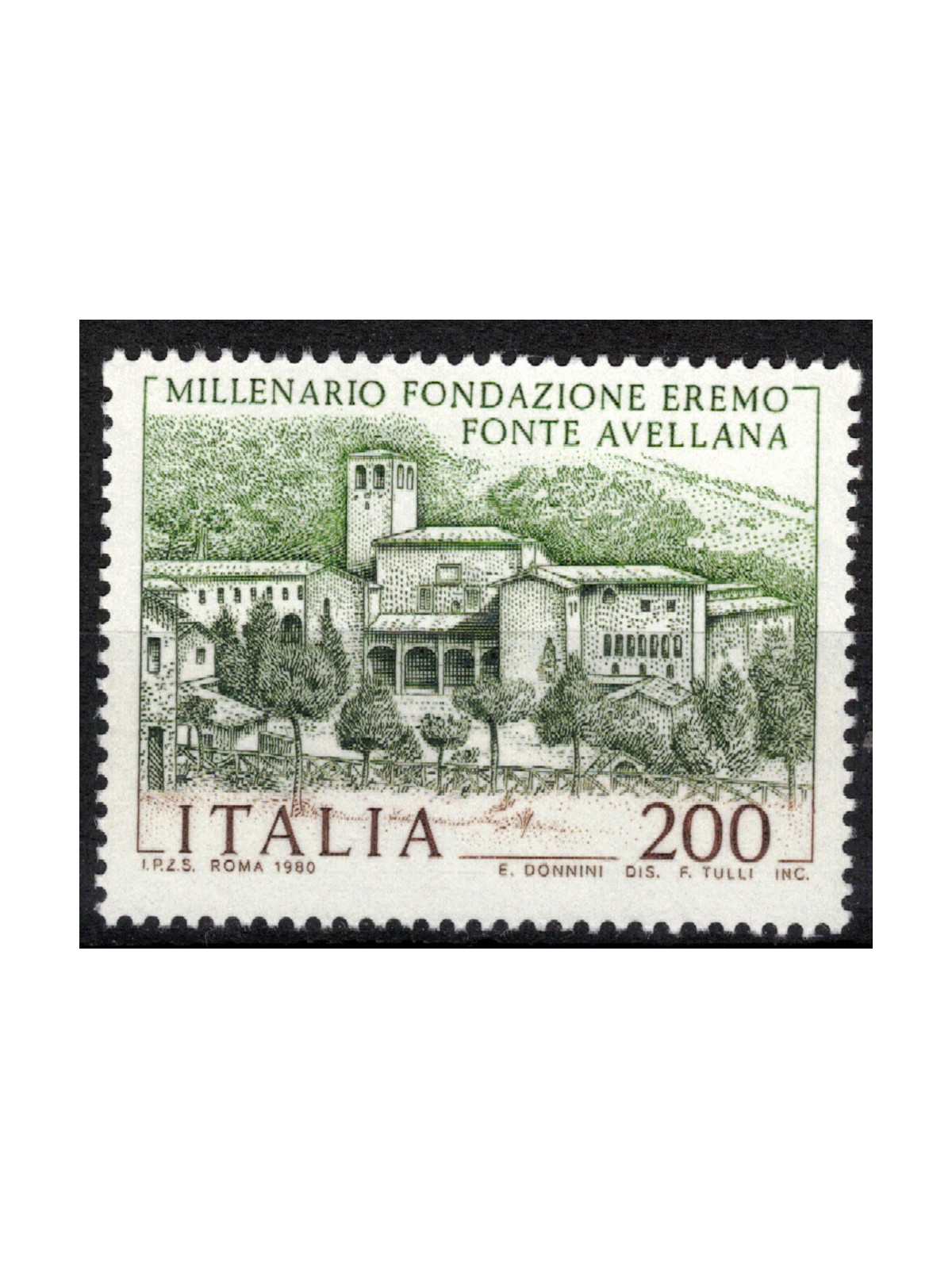 ITALY 1980 Hermitage of Fonte Avellana MNH**