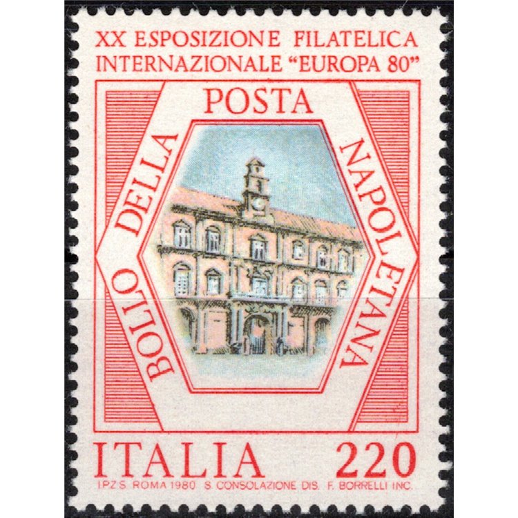 ITALY 1980 Naples Philatelic Exhibition MNH**