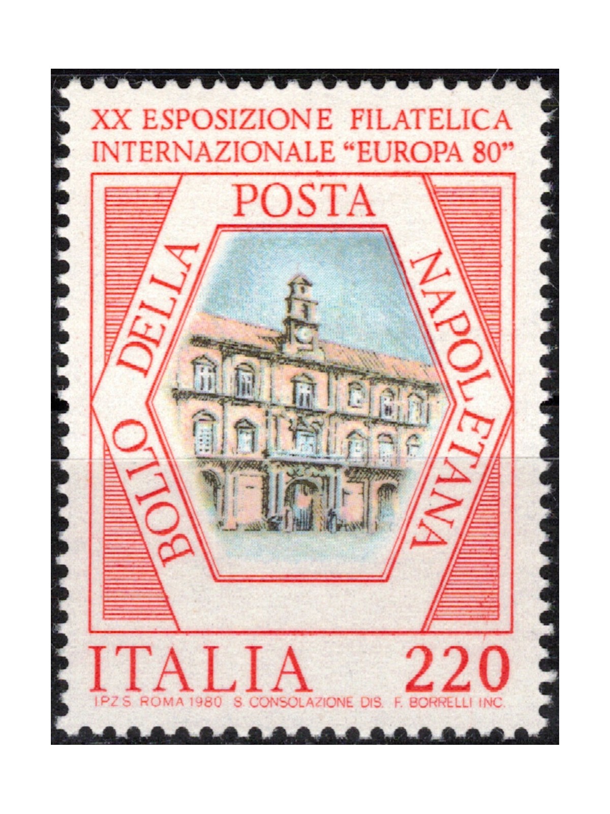ITALY 1980 Naples Philatelic Exhibition MNH**