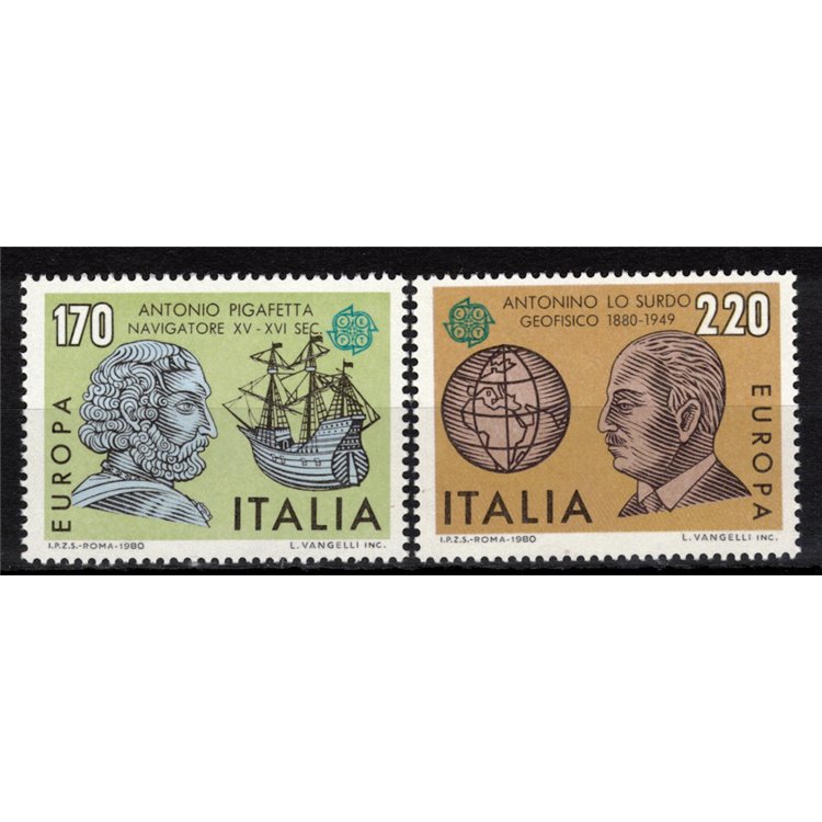 ITALY 1980 Europe 2v MNH**