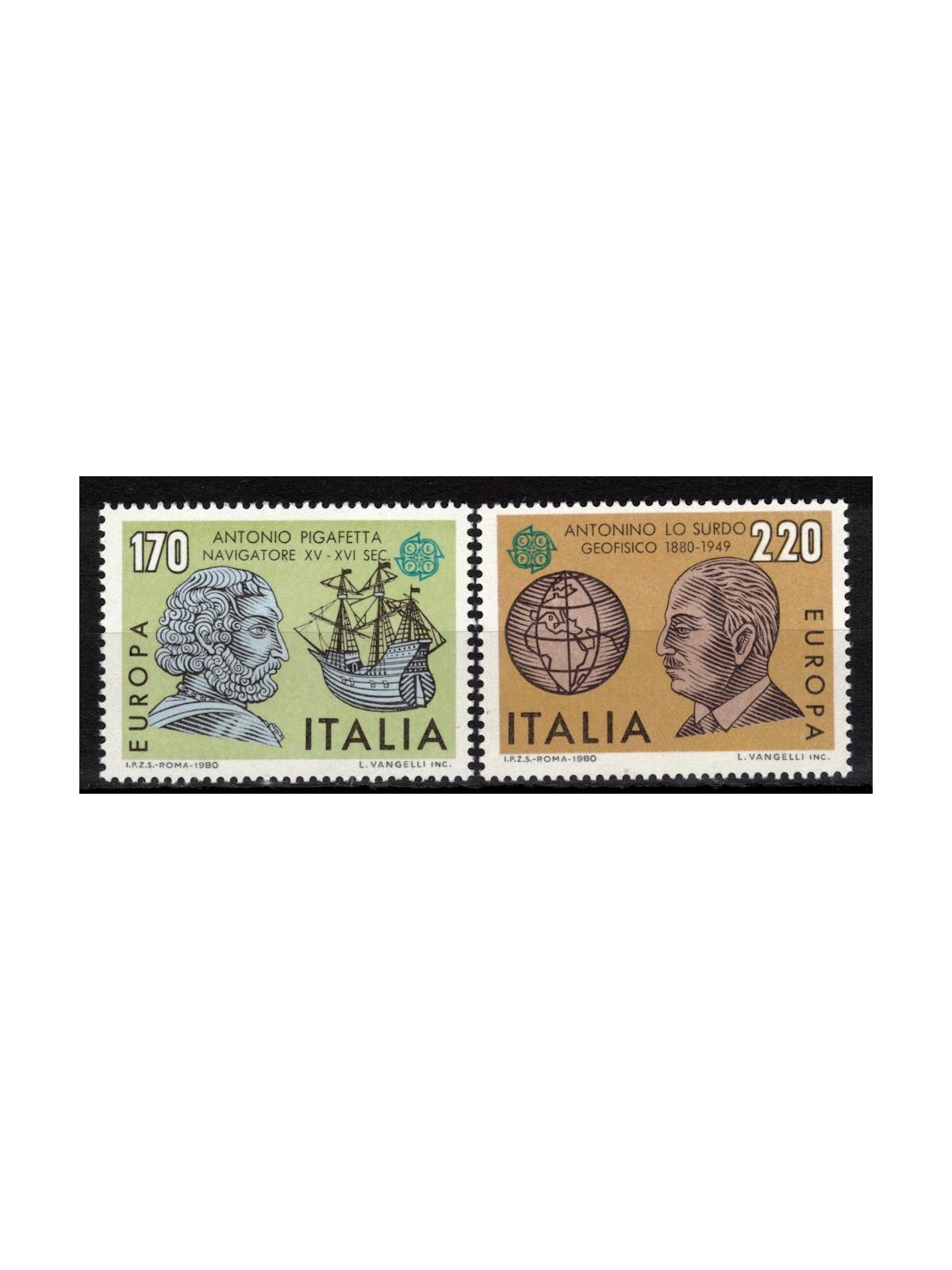 ITALY 1980 Europe 2v MNH**