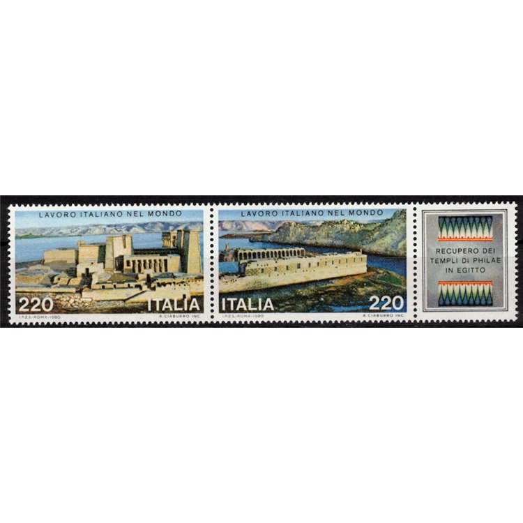 ITALIA 1980 Lavoro italiano 2v MNH**