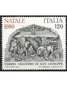 ITALY 1980 Christmas MNH**