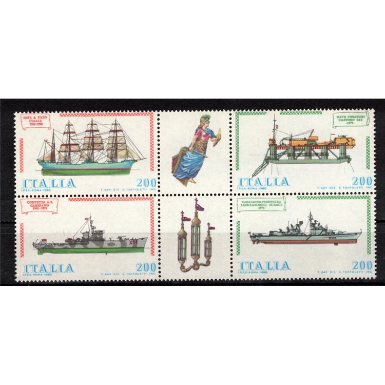 ITALY 1980 Ships 4v MNH**